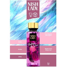 Resim Nishlady Feelings & Love Kadın Vücut Spreyi 260 ML 