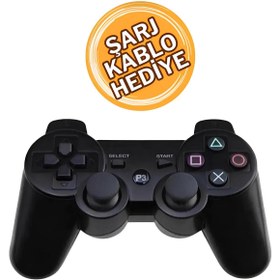 Resim Astakos Ps3 Dualshock 3 Kablosuz Wireless Oyun Kolu Şarj Kablosu | Titreşimli Gamepad 
