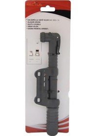 Resim Rectus Mini Bisiklet Pompası Siyah 22cm 