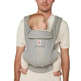 Resim Ergobaby Omni Deluxe Mesh <br>4 farklı taşıma pozisyonlu <br>ergonomik kanguru - Pearl grey 