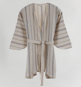 Resim Muna Kimono - İndigo/Antik Mor / 2 (L-XL) 