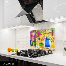 Resim Olinpa Cam Ocak Arkası Koruyucu | Eski Ev 