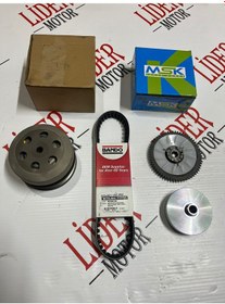 Resim Scooter 50-80 Varyatör Ve Kayış Bakım Seti 3 Lü Set Oem Bando 