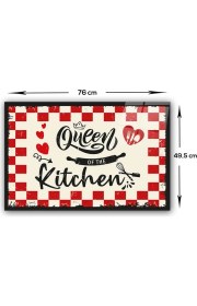 Resim Decorita Cam Ocak Arkası Koruyucu | Kitchen Queen | 