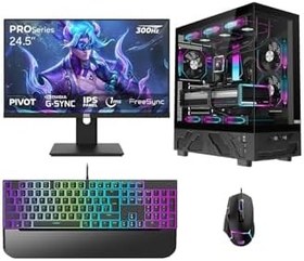 Resim DRAGOS DRx8039 i7 14700KF 16GB Ram 512GB M2 NVMe SSD 16GB RTX5060Ti 24.5 İnç 300Hz 1ms Oem Paket 