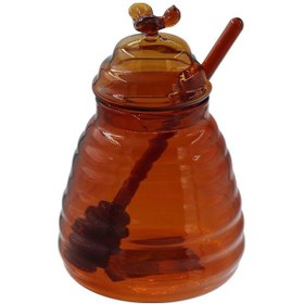 Resim The Mia Cam Bal Kavanozu Amber 13 Cm 