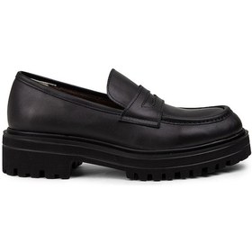 Resim Deery Hakiki Deri Siyah Kadın Loafer Ayakkabı - 01903zsyhe01 Siyah 