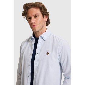 Resim U.s. Polo Assn. Erkek Açık Mavi Gömlek Basic 50322343-VR003 