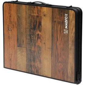 Resim Katlanabilir Ahşap Kamp Masası - Izgaralı - Madfox Eazy - 547210 