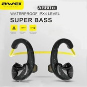 Resim Lasonstiges Siyah Awei A880bl Kablosuz Bluetooth Kulaklık Oyun Kulaklık Boyun Bandı Açık Kulak Spor Kulaklıklar Earhook Nfc İle Bisiklet Koşu İçin 
