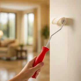 Resim River 25-20-10 cm Boya Rulosu – Geniş Yüzeyler Için Profesyonel Rulo Fırça, Ergonomik Saplı ve Dayanıklı Metal Gövdeli (10) 