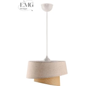 Resim Manolya Modern Kumaş Başlıklı 2 Katlı Yatak Odası Çocuk Odası Salon Mutfak Hol Avize 