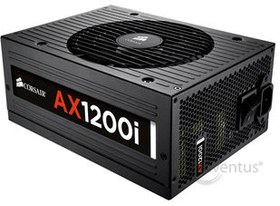 Resim CORSAIR CP-9020008-EU AX Serisi AX1200i 1200W 80+ PLATINUM tak çıkar kablolu Güç kaynağı 