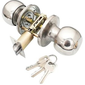 Resim Lumaworld Facoow Kilitli Kapı Kolu 1 Paket Dayanıklı Metal Güvenlik Ofis Ev İçin 