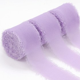 Resim Mor 3,99 cm x 3 Rulo Toplam 15,0 metre El Yapımı Püsküllü Şifon Kurdele Düğün Davetiyeleri, Gelin Buketleri, DIY El Sanatları, Ev Dekoru, Noel İçin 