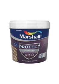 Resim Marshall Protect Silikonlu Flat Dış Cephe Boyası M2 2,5l 2.5 L 