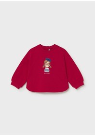 Resim Mayoral Kız Bebek Sweatshirt Kırmızı 