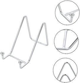 Resim Ferforje Depolama Rafı Tabağı Ekran Tutucu Akıllı Telefon Tekme Demir Resim Şövale Durmak Demir Fotoğraf Tutucu Dekoratif Hücre Cep Telefonu Tutacağı Ütü Mini Şövale Ofis 