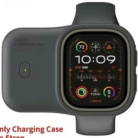 Resim Taşınabilir Kablosuz Şarj Cihazı 1200 Mah Güç Bankası Cihazı İos Uyumlu Watch 8 7 6 Midnight Blue 40-41mm Mavi 