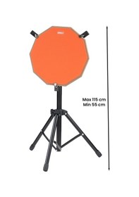 Resim Midex Dd-1012-pak Bateri Davul Çalışma Pedi Seti 12 İnç Drum Practice Pad 