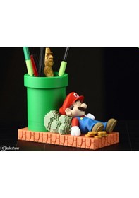 Resim Mario Temalı 3d Baskı Kalemlik Demonte Gönderim 