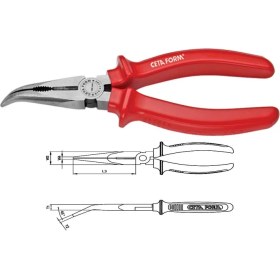 Resim Ceta Form 160MM CETA/E16-43-0160 Eğri Kargaburun (Polisajlı/unigrip Sap) 