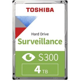 Resim Toshiba 4tb 3,5" 5400 Sata3 256mb S300 Hdwt840uzsva 7/24 Bulk Güvenlik Diski 
