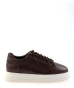Resim Bambi Kahve Hakiki Deri Erkek Sneaker E01595002543 