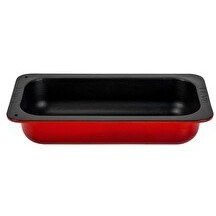 Resim Lava Döküm 32x17 CM Dikdörtgen 1/3 Kırmızı Gastronomi Küvet LV KV 3217 R 
