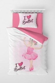 Resim MONOHOME Ballet Çocuk Nevresim Takımı 3D Pamuk Saten 160x220, monohome1870 