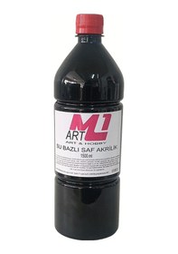Resim M1 Art Saf Akrilik Boya Siyah 1500.ml 