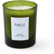 Resim Rakle Basic Bergamot Kokulu Mum - Yeşil - 170 gr 