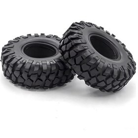 Resim Lemestar 1/10 Rc Araba 4 Adet 1.9 Simülasyon Tırnak Lastikleri - Trx4 Scx10 90046 90047 Cc01 Uyumlu, Kauçuk Malzeme, 110mm Çap 
