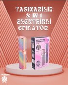 Resim MORESUN Paslanmaz Çelik Bıçaklı USB Epilatör – Kaş, Üst Dudak ve Çene Tüy Temizleyici 