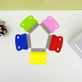 Resim Kediler için son derece etkili tüy bakım aracı: Pireleri temizlemek ve güzellik bakımı için sık dişli kedi tarağı 