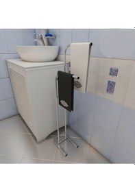 Resim Metallica Concept Retro Krom Banyo Havlu Askısı Konsept Havluluk 