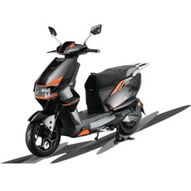Resim Arora Zr7 Siyah/Turuncu Iki Tekerlekli Moped 72v35 Ah Batarya 298 Kg Taşıma Kapasitesi 