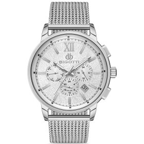 Resim Bigotti Erkek Kol Saati Esbg.b.10352.1 Hasır Kordon 44 Mm Kasa Çapı Gümüş 
