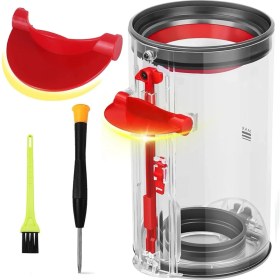 Resim Quirky Quar Dyson V10 SV12 Vakum Temizleyici Aksesuarları Için Toz Konteyner Yedek Parçaları Tornavida ile Toz Toplama Kovası (Yurt Dışından) 