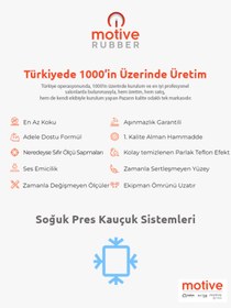 Resim motive rubber Soğuk Pres Majör Antresit Grey 100x100cm Profesyonel Aşınmazlık Garantili Soğuk Pres Kauçuk Zemin 