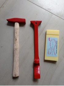 Resim Laminant Parke Pro Usta Seti 2 17cm Kestamid Döşeme Çakma Takoz 500gr Çekiç Ve 3 32cm Çektirme Demir 