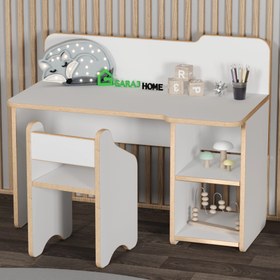 Resim Garaj Home MS302 Aktivite Masası SD101 Sandalye Beyaz 