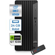 Resim Hp Pro Tower 400 G9 Intel Core I7 14700 24GB DDR5 1TB SSD Windows 11 Home Nvidia GT1030-4GB Masaüstü Bilgisayar 5V5M2ESGT1030H13 