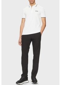 Resim Boss Erkek Polo Yaka T Shirt 50469102 103 Beyaz Beyaz 