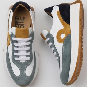 Resim Bueno Shoes Yeşil Multi Deri Kadın Dolgu Topuklu Spor Ayakkabı 01wv11300 