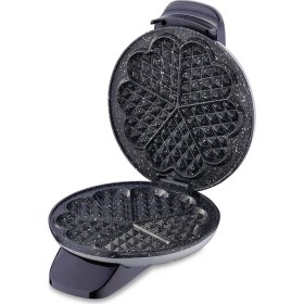 Resim Korkmaz Mia Gri Waffle Makinesi 850 W Ergonomik Tasarım ve Granit Kaplama Özellikleriyle 