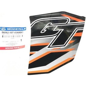 Resim Modenas Gt135 Dış Dizlik Gt Etiketi Turuncu Sağ 