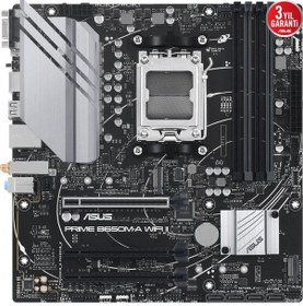Resim Asus Prıme B650m A Wıfı Iı Ddr5 Hdmı Dp Pcıe 4 0 Am5 Matx 