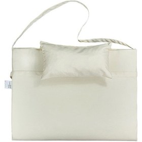 Resim Mağazasay Bysay Taşınabilir Katlanır Çanta Şezlong Minderi(Krem) 