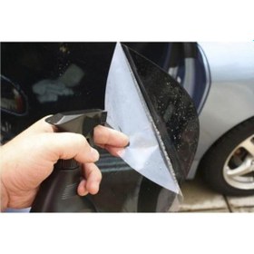 Resim Siyah Çizilmez KOYU Ton Cam Filmi-75 cm-5 Metre (CAM FİLMİ APARA 